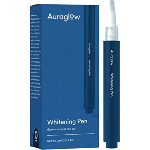 Auraglow Teeth Whitening Pen, 35% Carbamide Peroxide, 20+ Whitening Treatments, No Sensitivity, 2.8mL