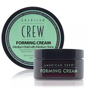 Men's Hair Forming Cream by American Crew, Like Hair Gel with Medium Hold with Medium Shine, 3 Oz (Pack of 1)