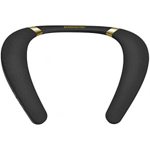 Monster Boomerang Neckband Bluetooth Speaker, Neck Speaker Bluetooth Wireless, Wearable Speaker with 12H Playtime, True 3D Stereo Sound, Portable Soundwear, IPX7 Waterproof, for Home Sport Outdoor