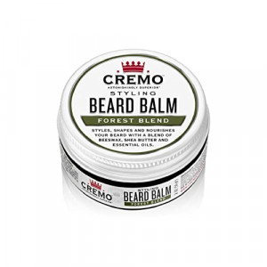Cremo Styling Beard Balm, Forest Blend, Nourishes, Shapes And Moisturizes All Lengths Of Facial Hair, 2 Ounce