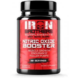 Nitric Oxide Booster | Extra Strength Pumps Supplements | Pre-Workout with L-Arginine | Maximum Blood Flow & Vascularity | Increase Muscle Pumps, Energy & Endurance - 120 Veggie Capsules