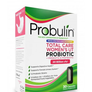 Probulin Total Care Woman's UT Probiotic 20 Billion CFUâ€  - 30 Capsules