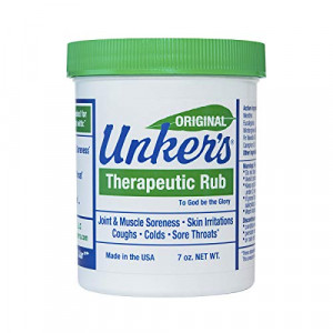 Unker's Unker's therapeutic rub 7 ounces, 7 Ounce