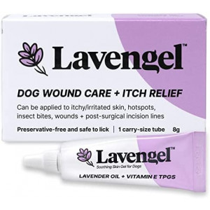 Lavengel Dog Skin Care Gel - Highly Concentrated Antimicrobial Ointment Relieves Itchy Skin and Heals Wounds Naturally, Natural First-Aid Helps Reduce Skin Irritation and Hotspots, We Support Rescues
