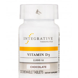 Integrative Therapeutics Vitamin D3 2000 IU Chocolate - 120 Chewable Tablets