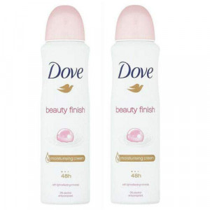 2 Pack Dove Beauty Finish Antiperspirant Deodorant Spray, 150ml each