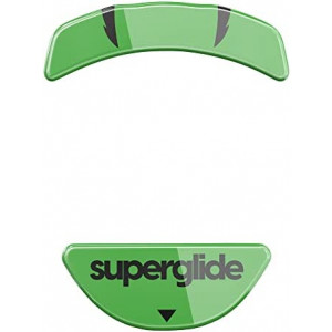 Superglide - Fastest and Smoothest Mouse Feet / Skates Made with Ultra Strong Flawless Glass Super Fast Smooth and Durable Sole for Razer Orochi V2 [Green]