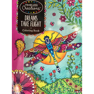 Cra-Z-Art Timeless Creations Coloring Book, Dreams Take Flight, 64 Pages