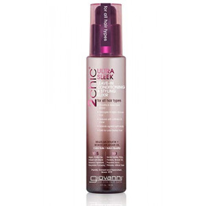GIOVANNI 2chic Ultra-Sleek Leave-In Conditioning & Styling Elixir, 4 oz. - Phyto-Keratin & Argan Oil, Anti-Frizz Formula, Coconut, Shea Butter, Pro-Vitamin B5, Color Safe, Paraben Free