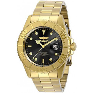 Invicta Mens Pro Diver Quartz Watch, Gold, 29946