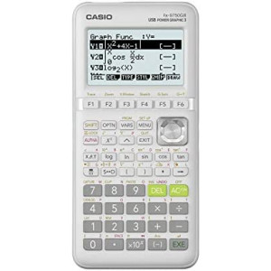 Casio fx-9750GIII White Graphing Calculator (fx-9750GIII-WE)