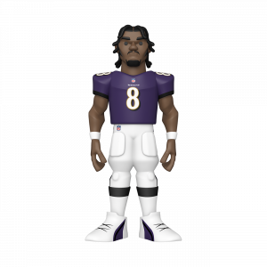 Gold 12" NFL: Ravens - Lamar Jackson with Chase