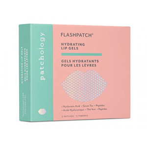 Patchology Moodpatch & FlashPatch Lip Gels - Lip Masks for Hydration, Repair & Soothing Aromatherapy - Best Dry Lip Treatment & Moisturizer for Dry Lips - Day & Night Use (5 Count)