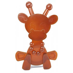Amber Teething Toy – Little Bamber is a Natural Amber and Rubber Giraffe Teething Toy for Natural Teething Comfort – Comforting Texture Teething Toy for Sore Gums – Teething Necklace Alternative