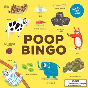 Laurence King Publishing Poop Bingo: A Hilarious and Fascinating Educational Game for Kids!