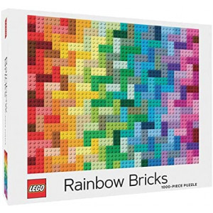 LEGO Rainbow Bricks 1000 Piece Jigsaw Puzzle