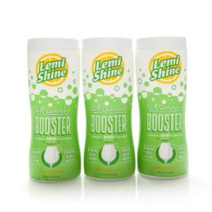 Lemi Shine, Dishwater Detergent Additive, Super Concentrated, 12 oz (3 Pack) with Free Usage Guide