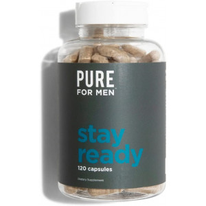 Pure for Men - The Original Vegan Cleanliness Fiber Supplement, 120 Capsules - Proven Proprietary Formula