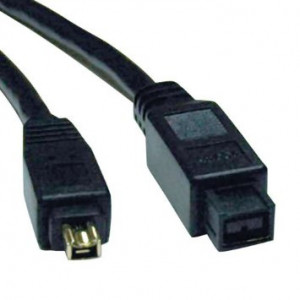 Tripp Lite FireWire 800 IEEE 1394b Hi-speed Cable (9pin/4pin) 6-ft.(F019-006)