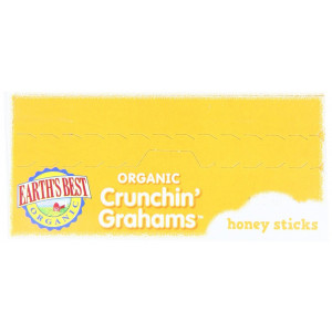 Earth's Best Organic Crunchin' Grahams, Honey, 5.3 Ounce (Pack of 6)