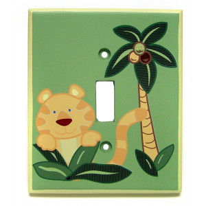 NoJo Jungle Babies Switch Plate Cover