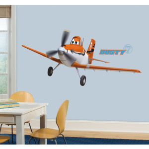 Roommates Rmk2289Gm Planes Dusty Crophopper Peel And Stick Giant Wall Decals, 1-Pack