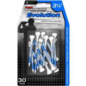 Pride Professional Tee System Evolution Tee, 3-1/4 inch- 30 Count (Blue)