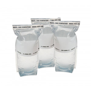 Survival Water Bags - Outdoors and Camping 1 Liter Stand Up Emergency Water Bag (Pack of 3)