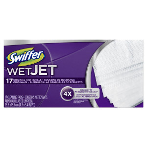 Swiffer Wetjet Refill, Original Pad, 17 Count
