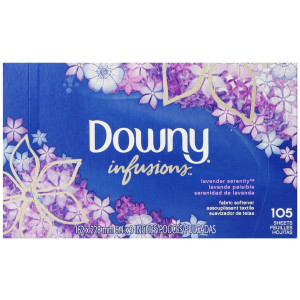 Downy Ultra Infusions Lavender Serenity Sheet Fabric Softener 105 Count