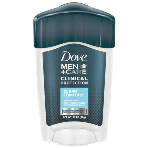 Dove Men+Care Clinical Protection Antiperspirant and Deodorant, Clean Comfort 1.7 oz