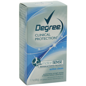 Degree Clinical Protection Anti-Perspirant and Deodorant, Shower Clean 1.7 oz