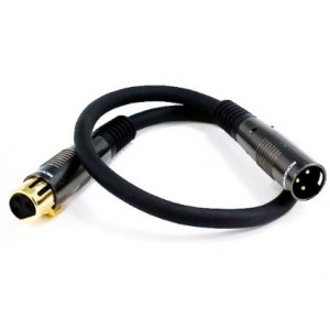Monoprice 104749 1.5-Feet Premier Series XLR Male to XLR Female 16AWG Cable
