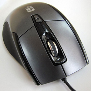 Noiseless USB Optical Gaming Computer Wheel Mouse 1600 DPI Super Quiet JNL-101K Black Silent