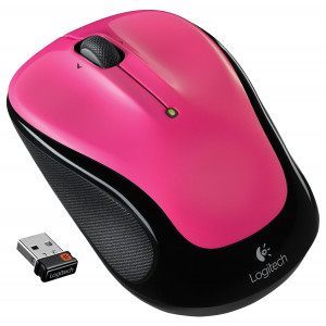 Logitech 910-003121 M325 Wireless Mouse for Web Scrolling - Brilliant Rose