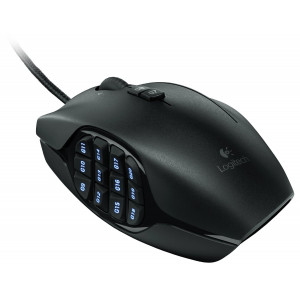 Logitech G600 MMO Gaming Mouse, Black