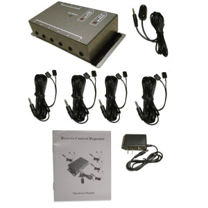 BAFX Products - IR Repeater - Remote control extender Kit - Operate 1 to 8 devices! OR more!