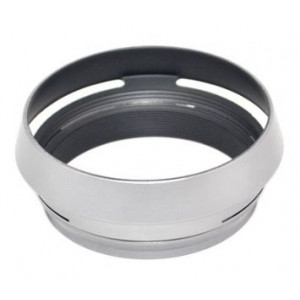 JJC LH-JX100 Silver Metal Lens Hood Adapter Ring for Fujifilm X100 X100S X100T Replace AR-X100