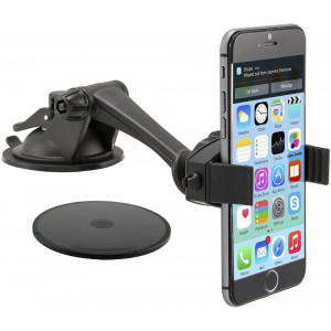Arkon Windshield or Dash Smartphone Car Mount for Apple iPhone 6 Plus iPhone 6 5 5S 5C Samsung Galaxy S6 S5 S4 Note 4 3 LG G3
