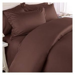 Elegant Comfort 4-Piece 1500 Thread Count Egyptian Quality Bed Sheet Sets with Deep Pockets, King, Chocolate Brown