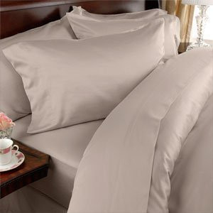 Elegant Comfort 1500 Thread Count Egyptian Quality 4-Piece Bed Sheet Sets, Queen, Deep Pockets, Beige