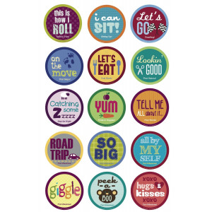 Belly Banter Baby's 1st MILESTONES Stickers-15 Stickers in a set