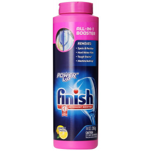 Finish Power Up Rinse Aid, Dishwasher Booster Agent, 14 Ounce