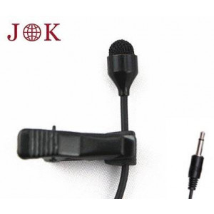 JK MIC-J 044 Lavalier Lapel Clip On Omni-directional Condenser Microphone For Computer Voip Skype Laptop Voice Amplifier (Mono 3.5mm Plug)
