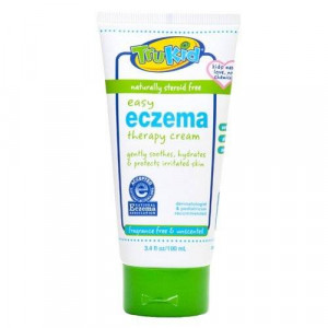 Trukid Easy Unscented Eczema Cream Tube, White, 3.4 Ounce