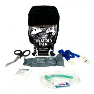 Ever Ready First Aid Meditac Tactical Trauma IFAK Kit with Trauma Pack Quickclot and Israeli Bandage in Molle Pouch