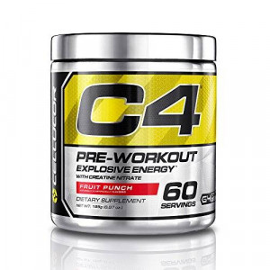 Cellucor - C4 Fitness Training Pre-Workout Supplement for Men and Women - Enhance Energy and Focus with Creatine Nitrate and Vitamin B12