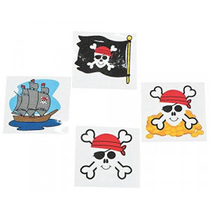 OTC Pirate Tattoos Favors 36 per package [Toy]