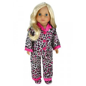 Sophia's 18 Inch Doll Clothes Pajama Set and Doll Slippers