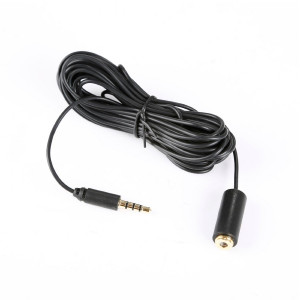 Movo PM10EC6 20-foot (6m) TRRS Female 3.5mm to TRRS Male 3.5mm Microphone Extension Cable for Smartphones